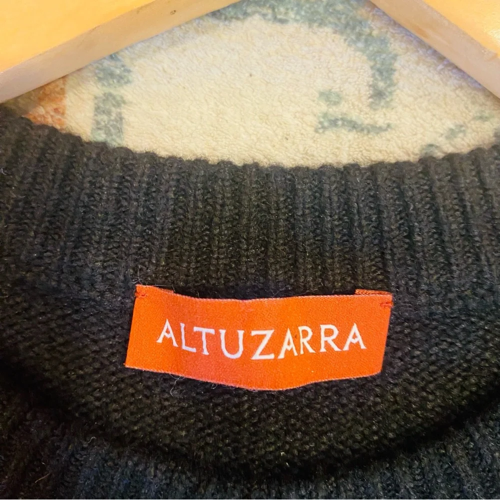 Altuzarra Wynnifred Wool Knit Gradient Pailette Cocktail Dress - Picture 16 of 16